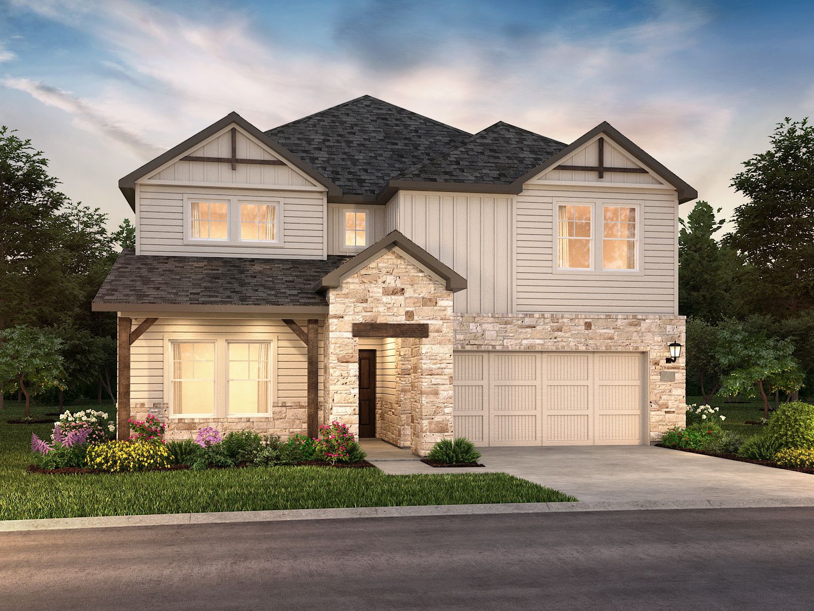 The Beckley - Cibolo Hills West - Signature Series: Fort Worth, Texas - Meritage Homes