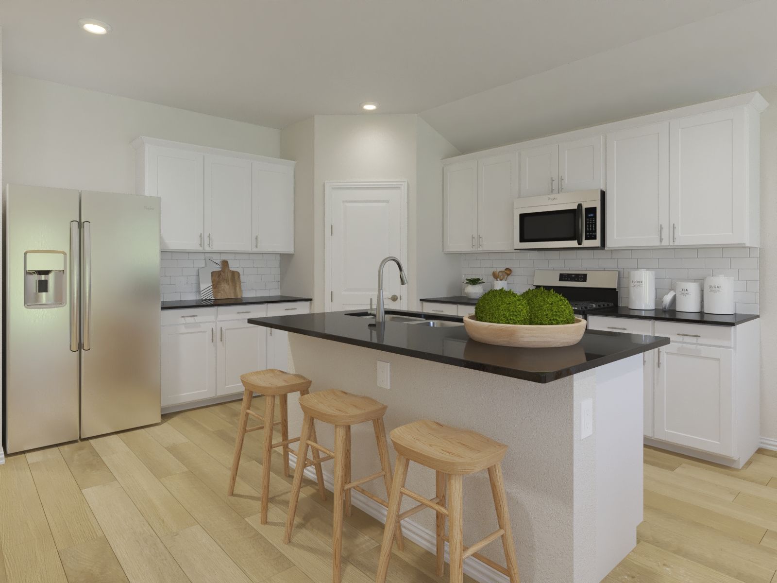 With a specious kitchen and large prep space, making meals has never been so easy.