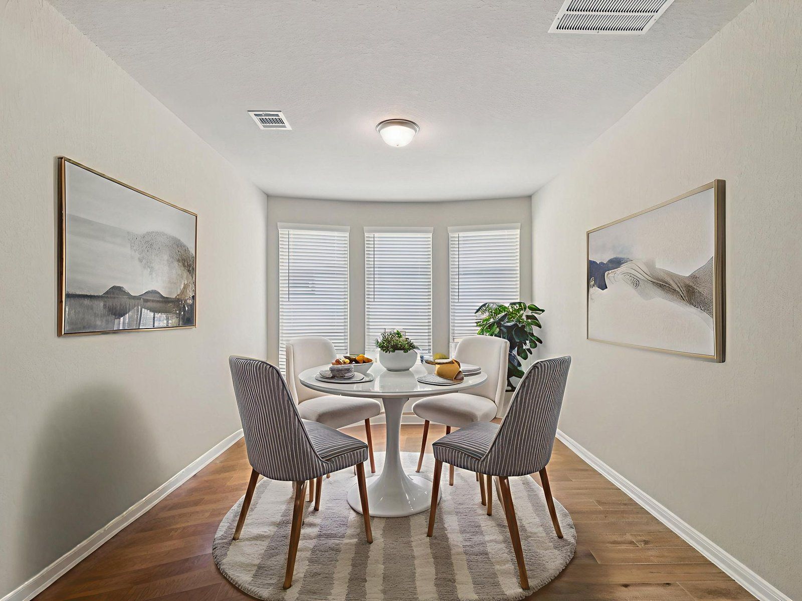 Virtually Staged Dining Room