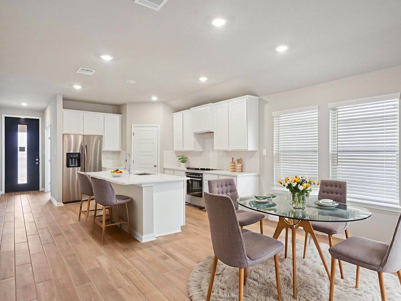Virtually Staged Dining Room