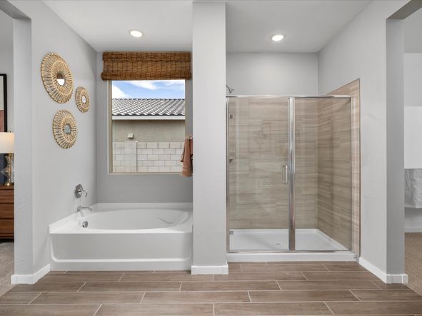 Welcome to the Bailey floorplan modeled at Paloma Creek in Surprise, AZ.