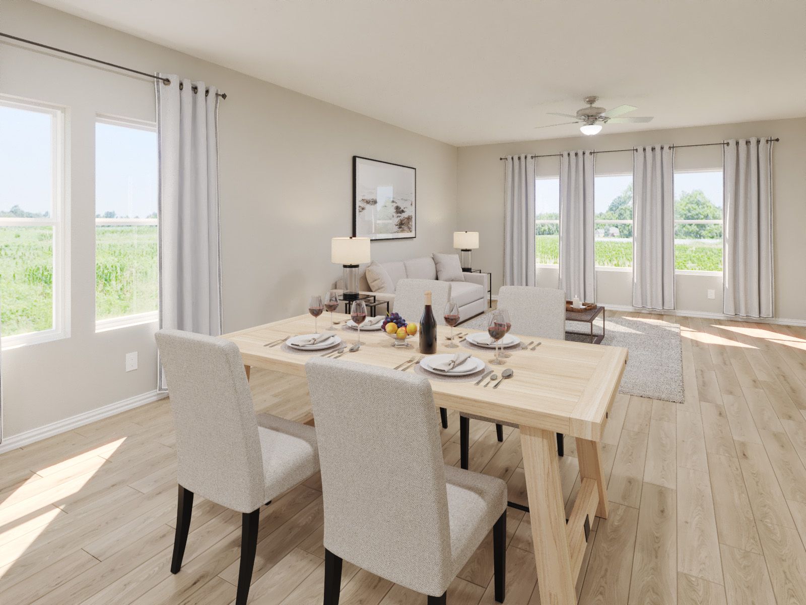 Enjoy dinner in The Winedale dining room.