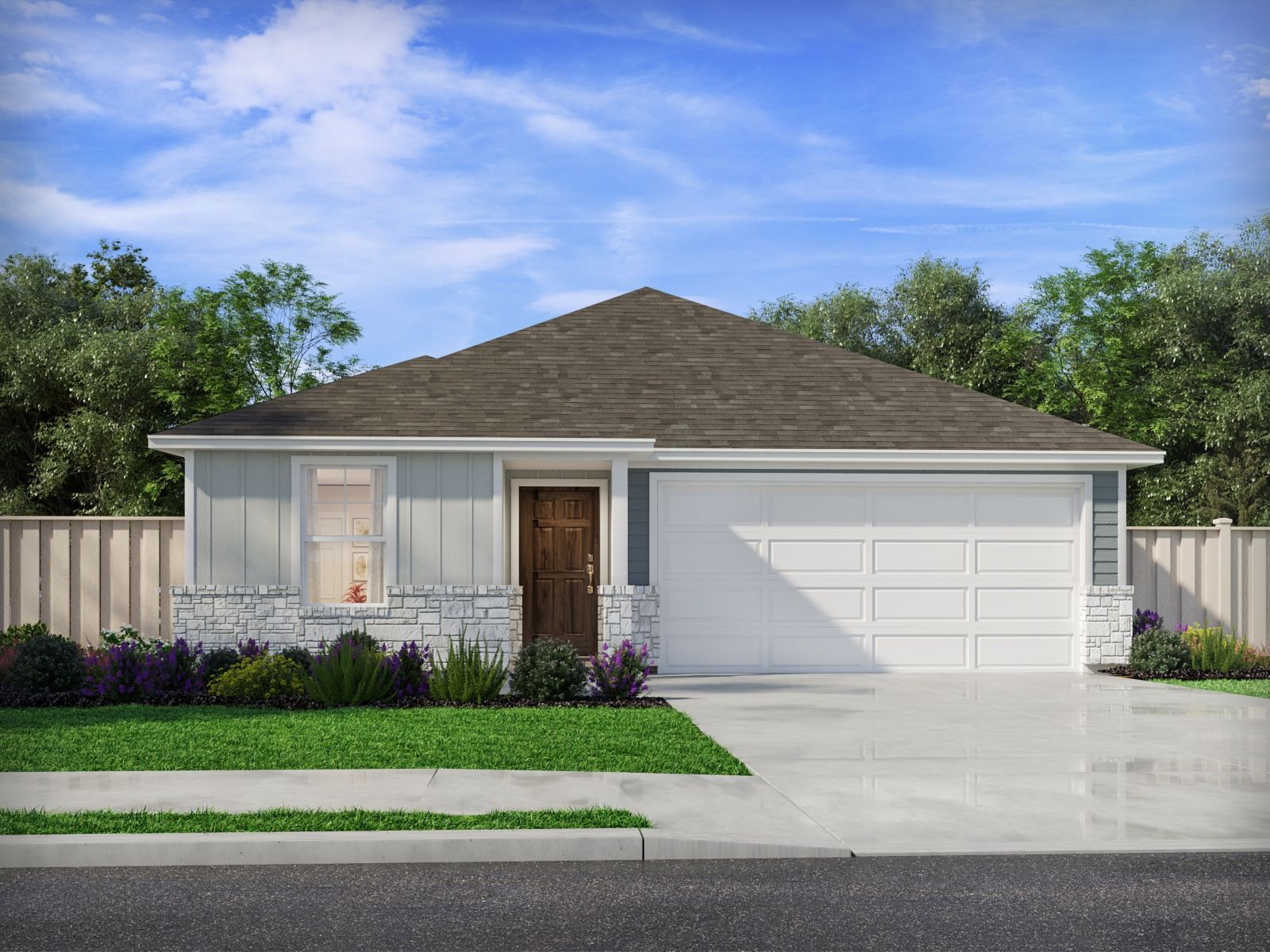 The Briscoe (820) - Creekfall: Burnet, Texas - Meritage Homes