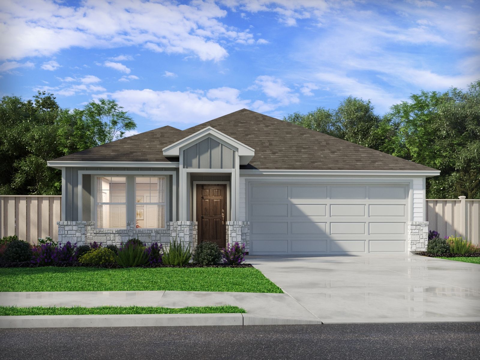 The Briscoe (820) - Creekfall: Burnet, Texas - Meritage Homes