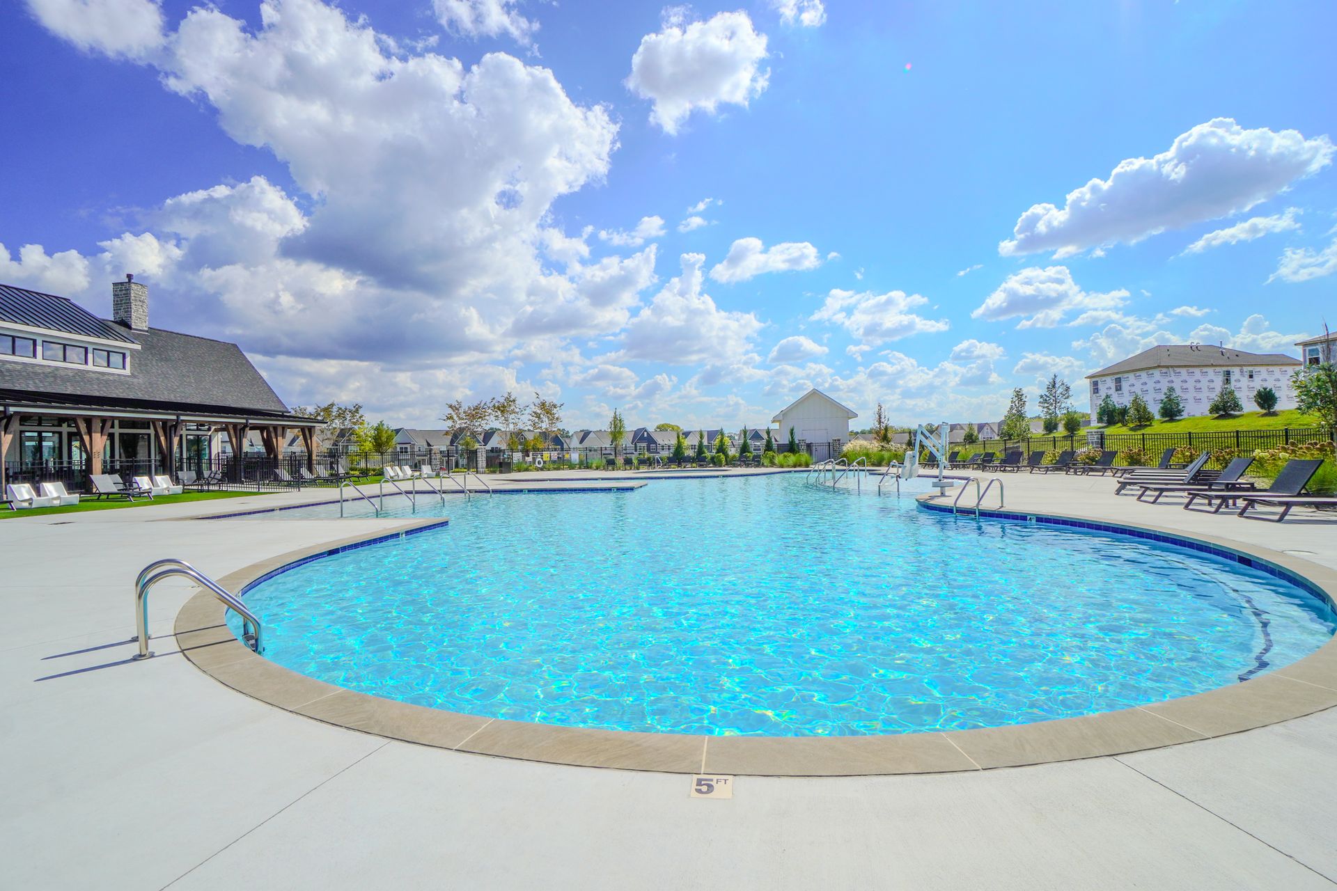 Enjoy community amenities at Greystone including a clubhouse and pool.