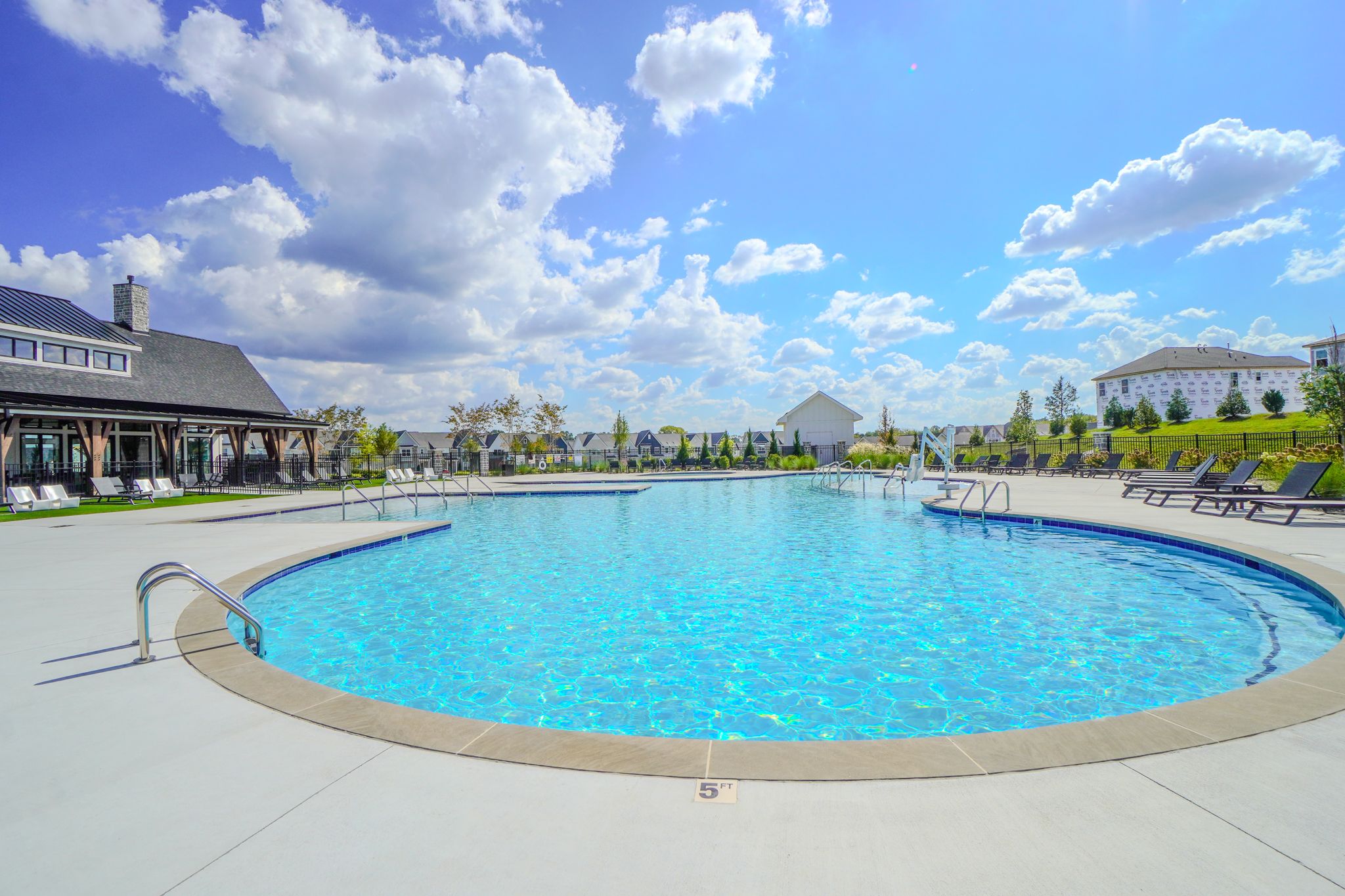 Enjoy community amenities at Greystone including a clubhouse and pool.