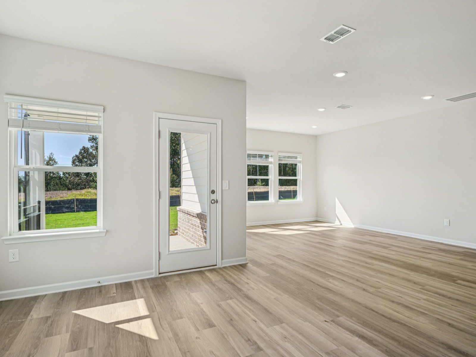 The Sherwood floorplan with the Charm Burlap interior package.