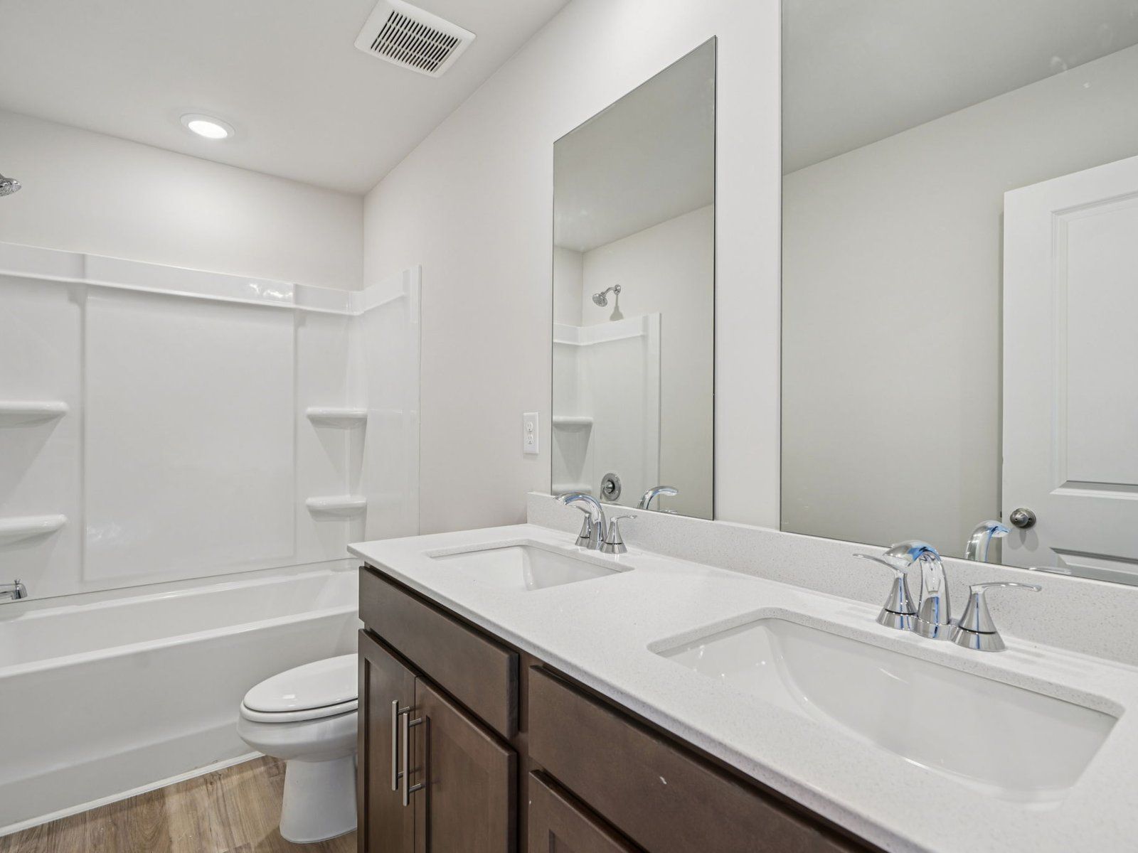 The Sherwood floorplan with the Charm Burlap interior package.