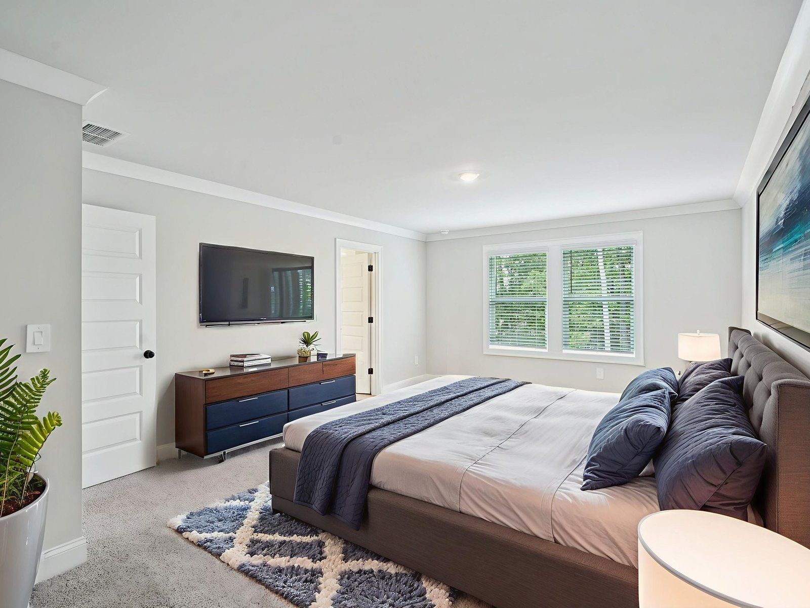 The Chatham Basement floorplan with the Clarity Linen interior package.