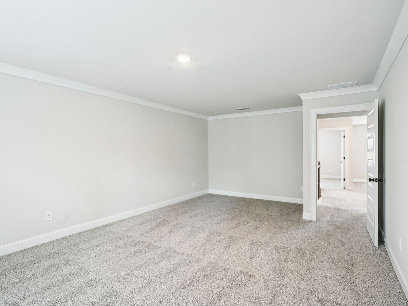 The Chatham Basement floorplan with the Clarity Linen interior package.