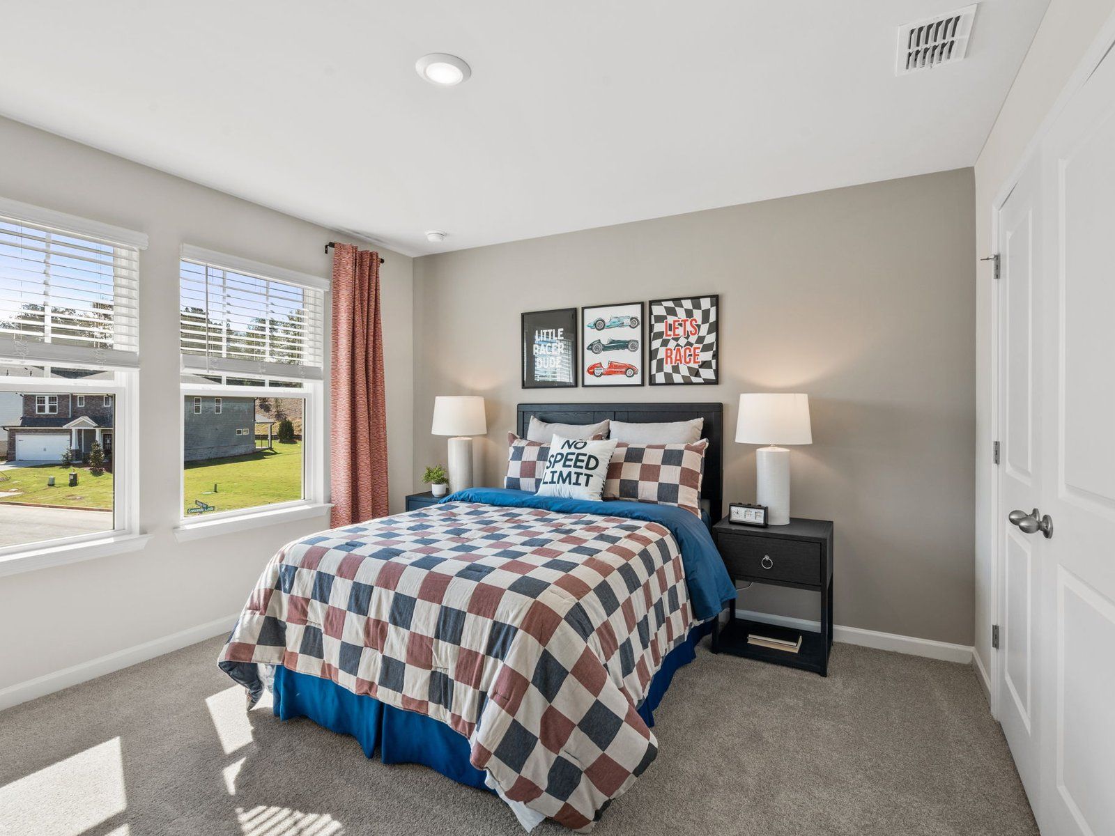 Customize each secondary bedroom to fit your needs.