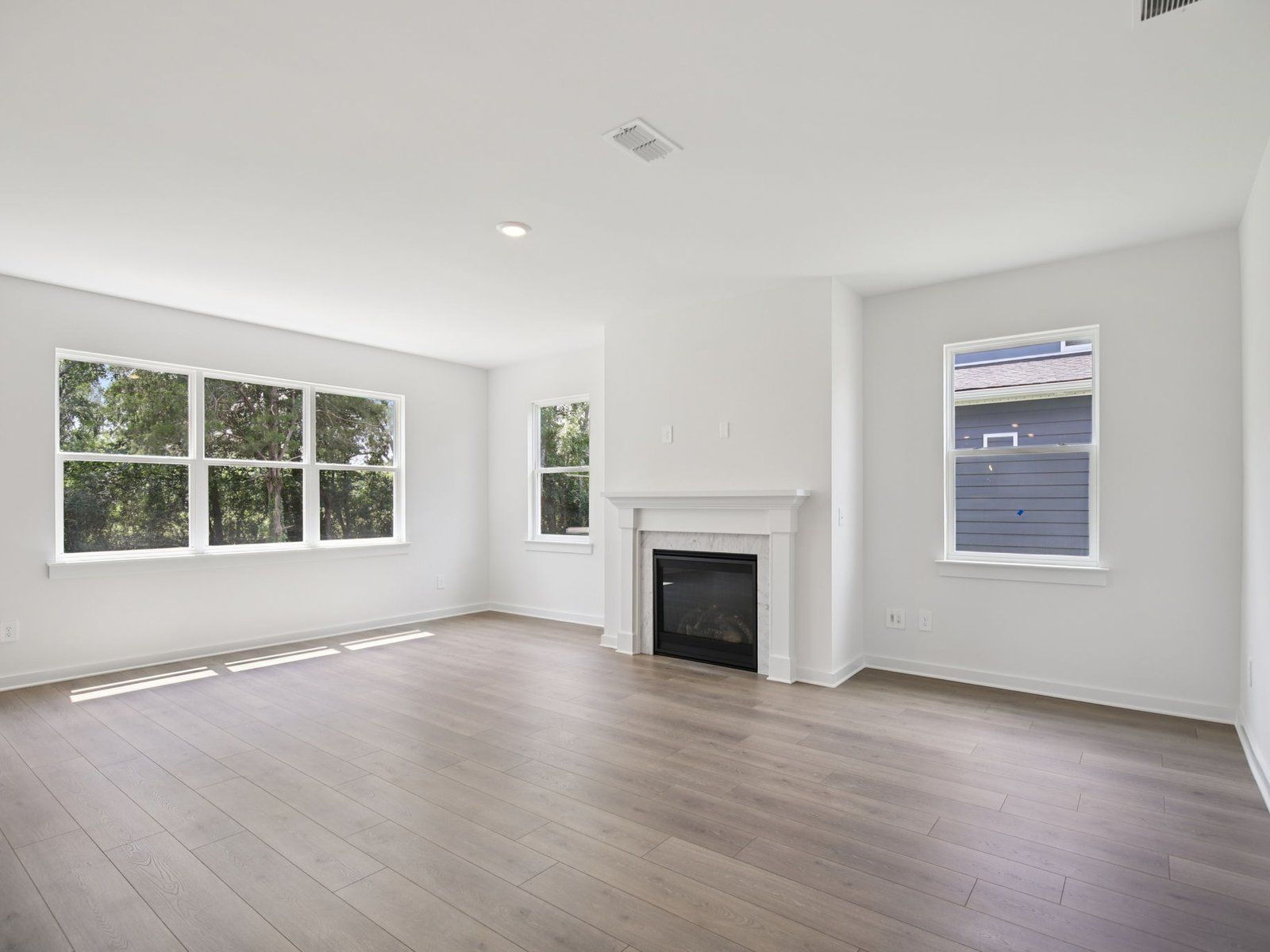 Spend family movie nights in the spacious great room.