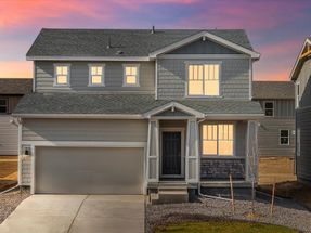 The Pagosa floorplan image taken at a Meritage Homes community in Johnstown, CO