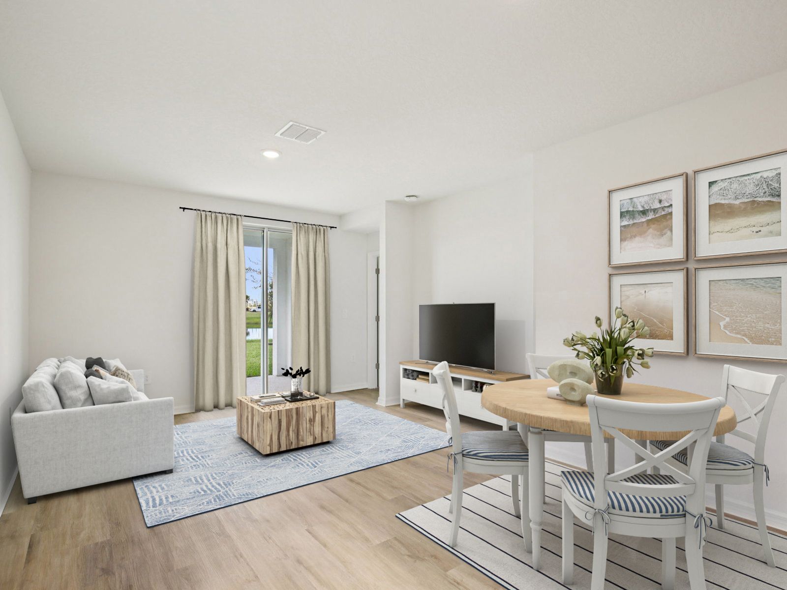 Great Room Virtually Staged