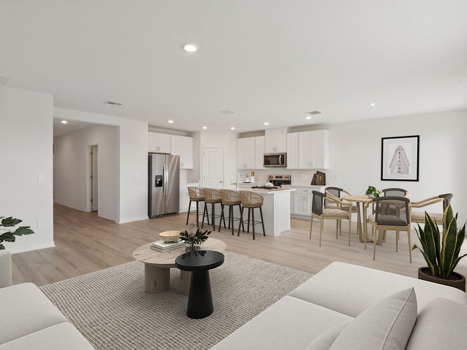 Great Room Staged