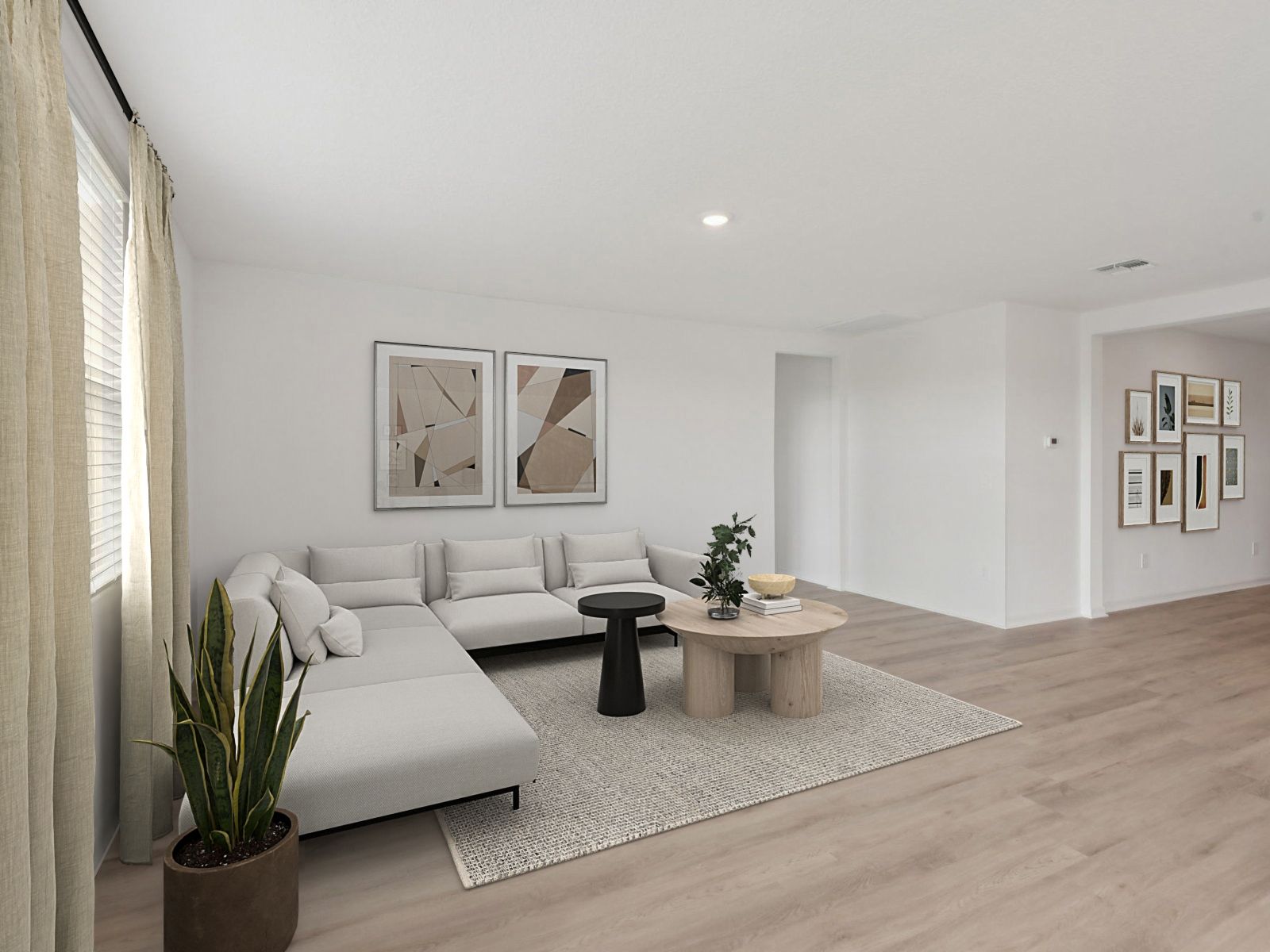 Living Space Staged