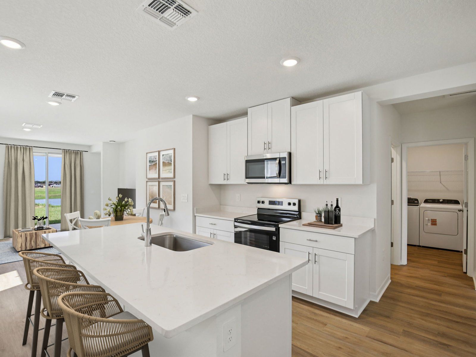 Kitchen Virtually Staged