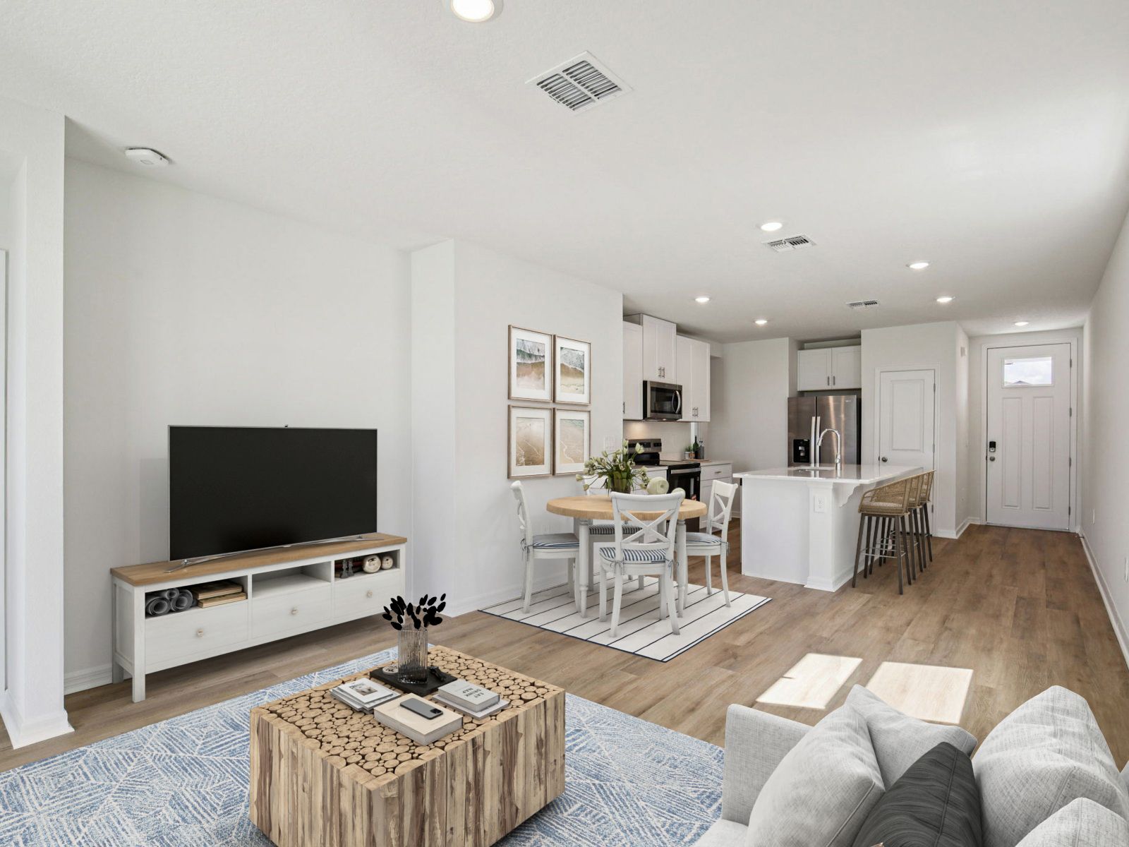 Living Space Virtually Staged