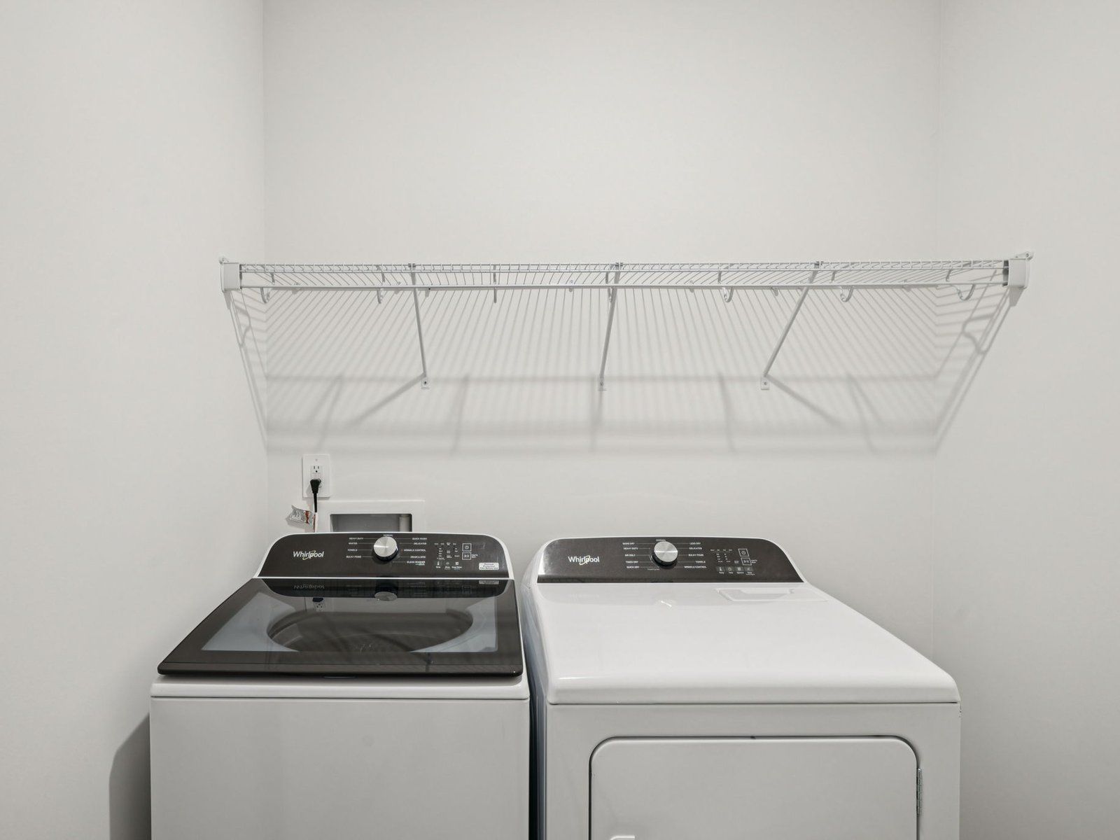 Laundry day just got easier with more room to store and organize your cleaning essentials.