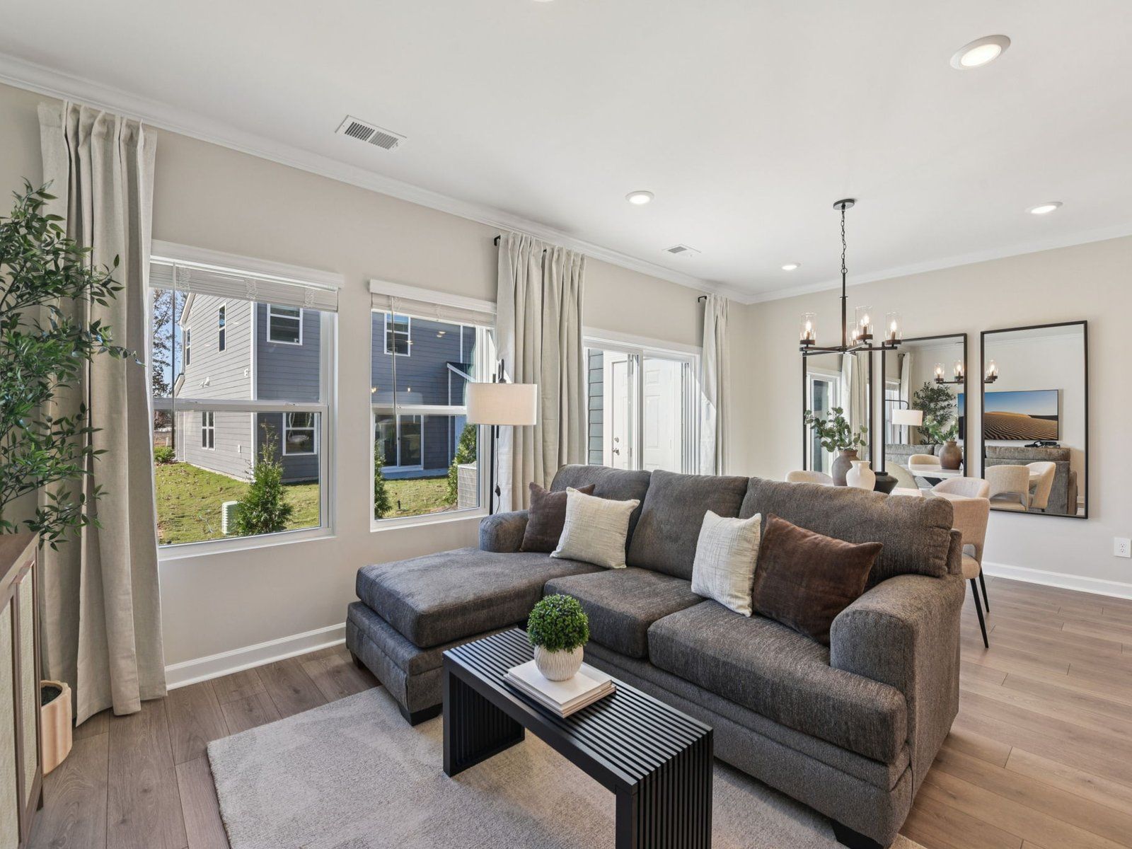 Enjoy movie or game night in the great room.