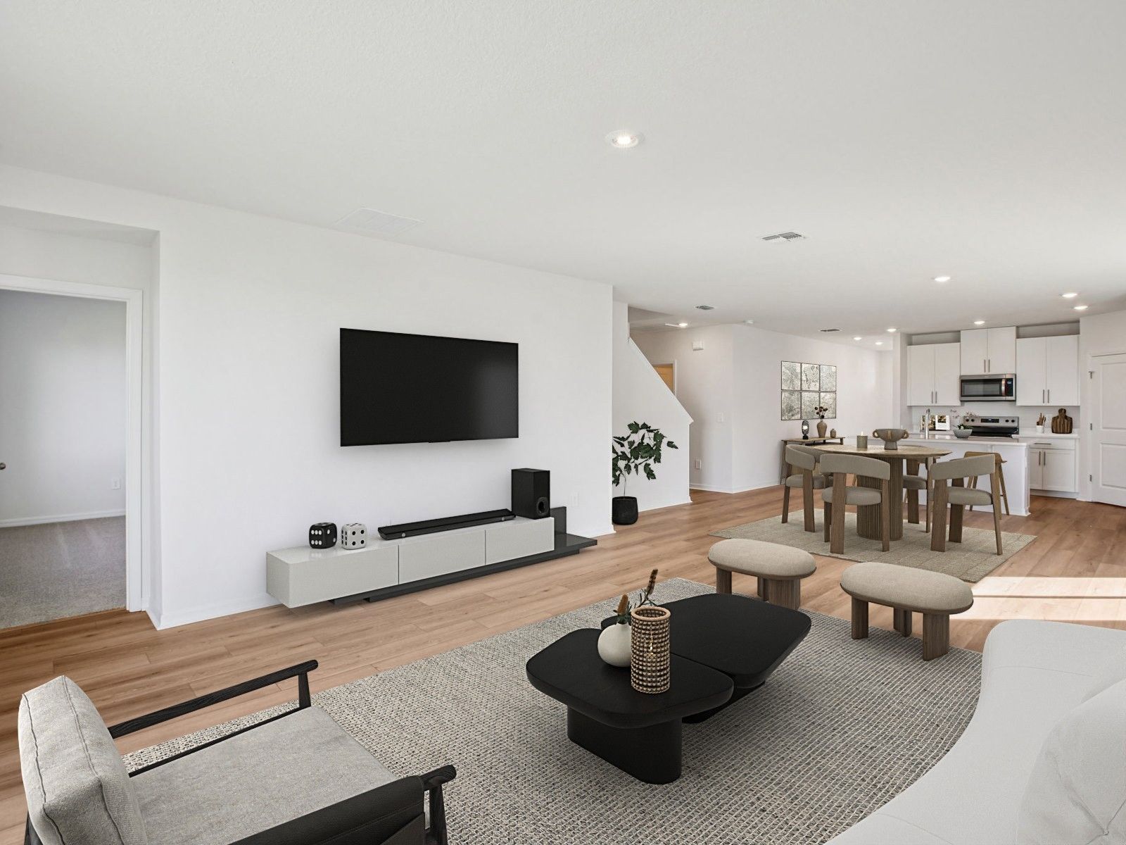 Great Room Virtually Staged
