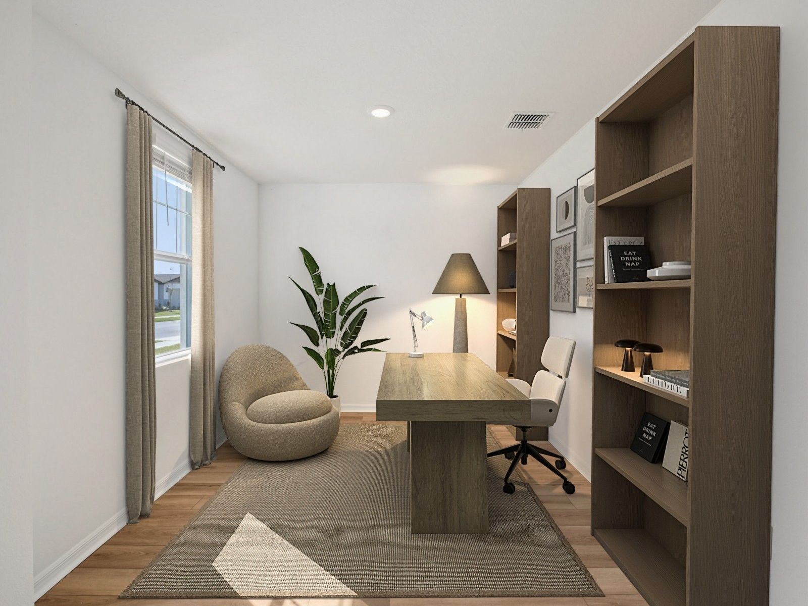 Flex Space Virtually Staged