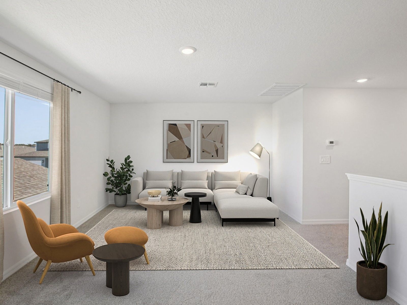 Upstairs Loft Virtually Staged