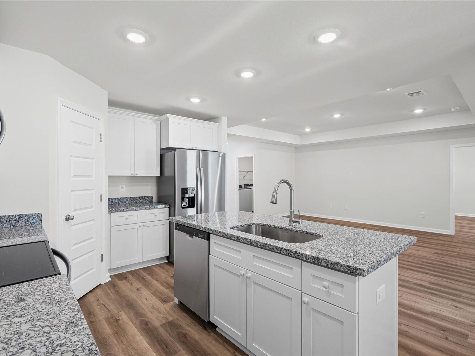 Kitchen in the Opal floorplan at a Meritage Homes community in Ocean Springs, MS.