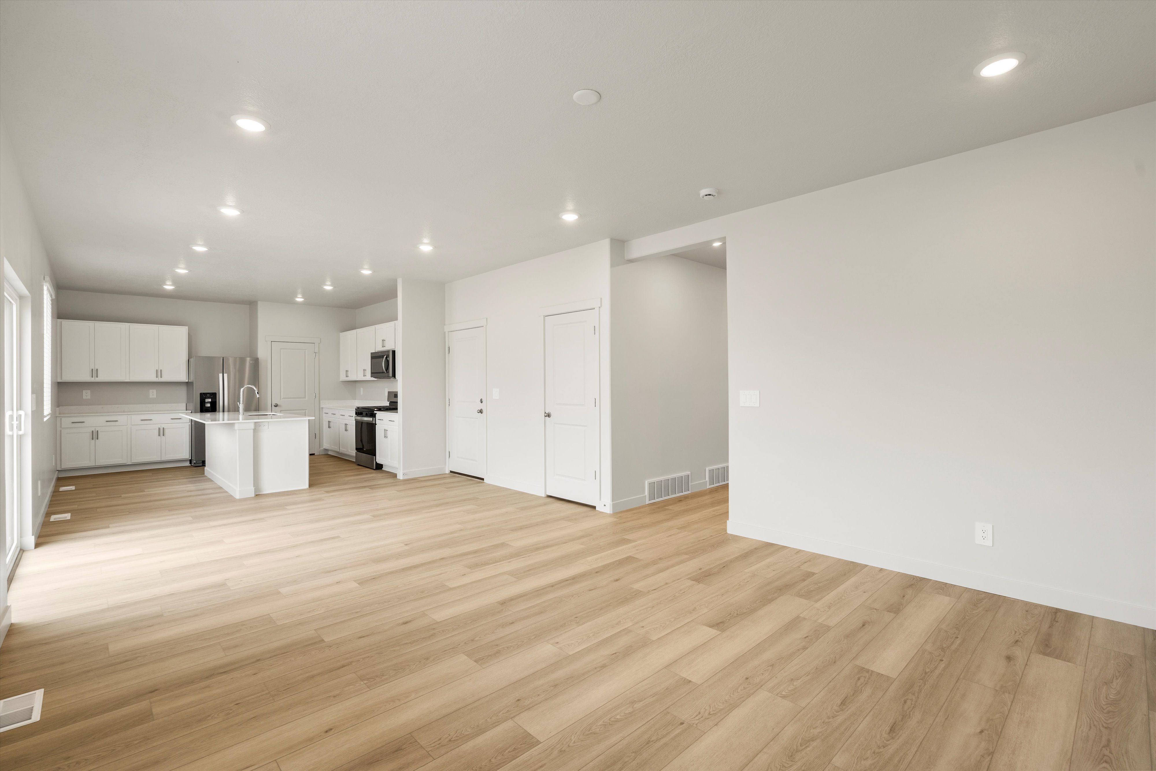 Kitchen and Living Area