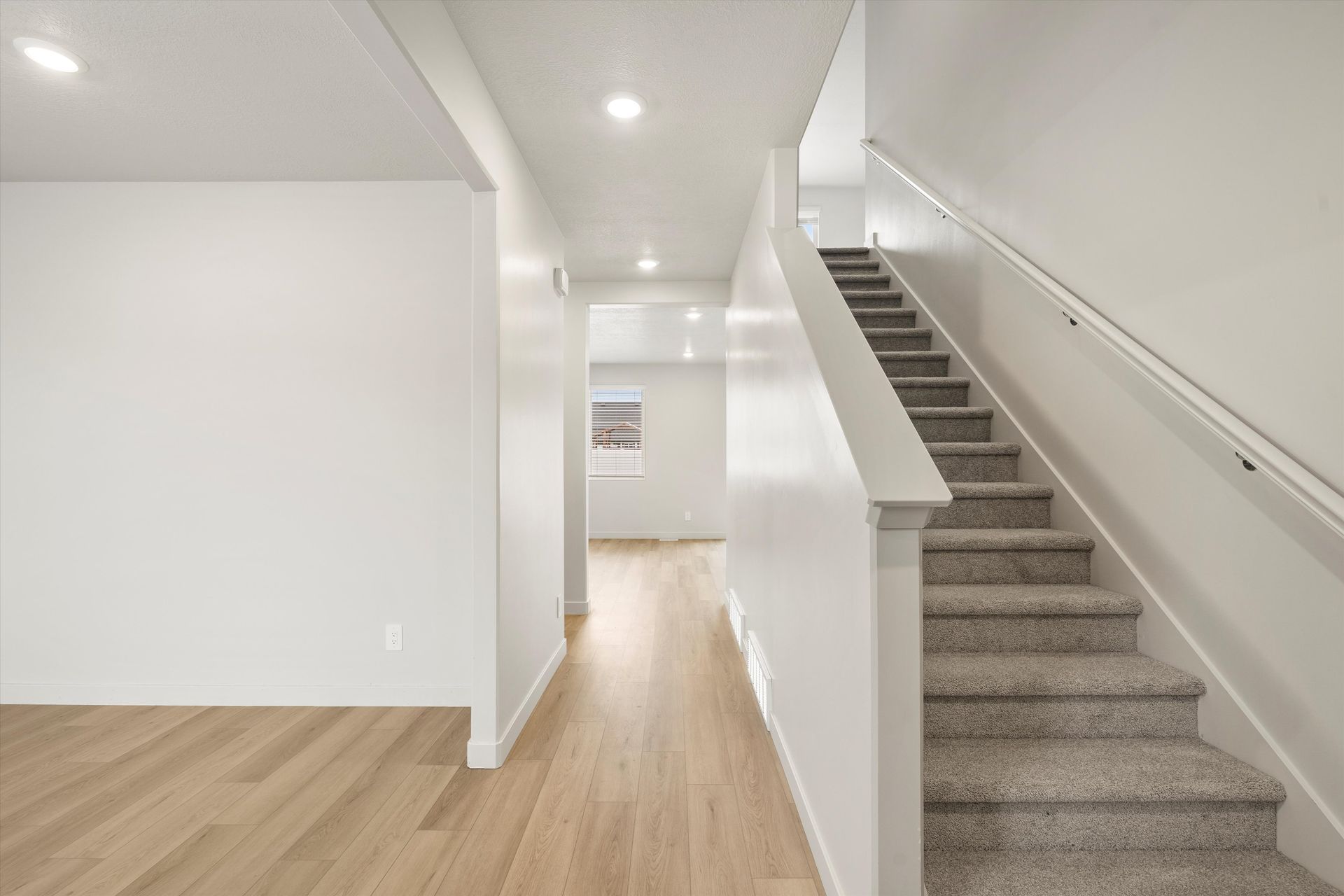 The Cottonwood floorplan interior image taken at a Meritage Homes community in Santaquin, UT.