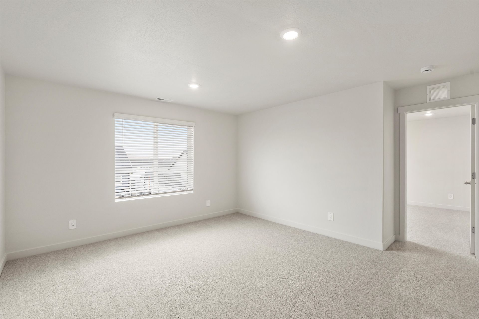 The Cottonwood floorplan interior image taken at a Meritage Homes community in Santaquin, UT.