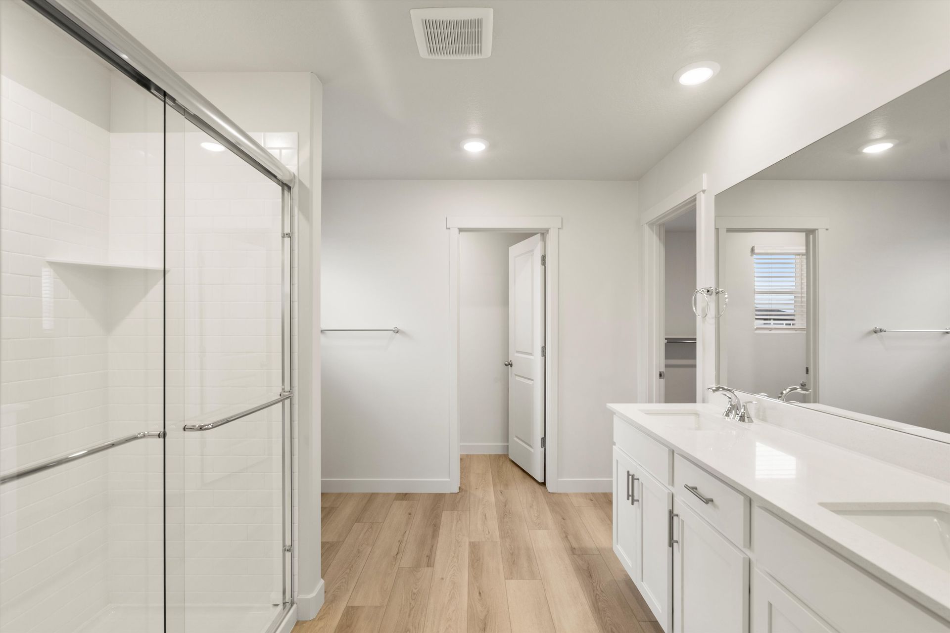 The Cottonwood floorplan interior image taken at a Meritage Homes community in Santaquin, UT.