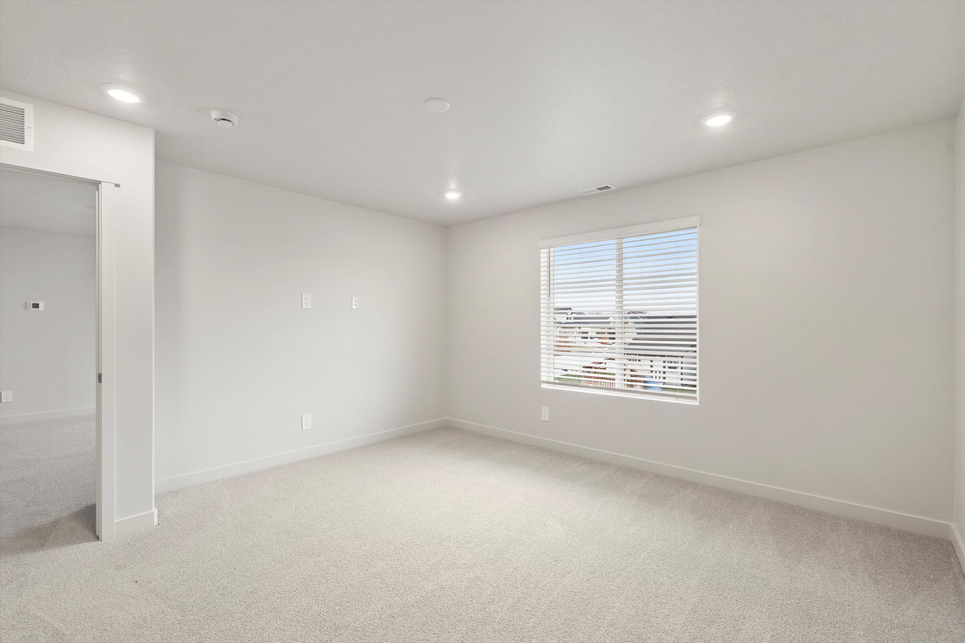 The Cottonwood floorplan interior image taken at a Meritage Homes community in Santaquin, UT.