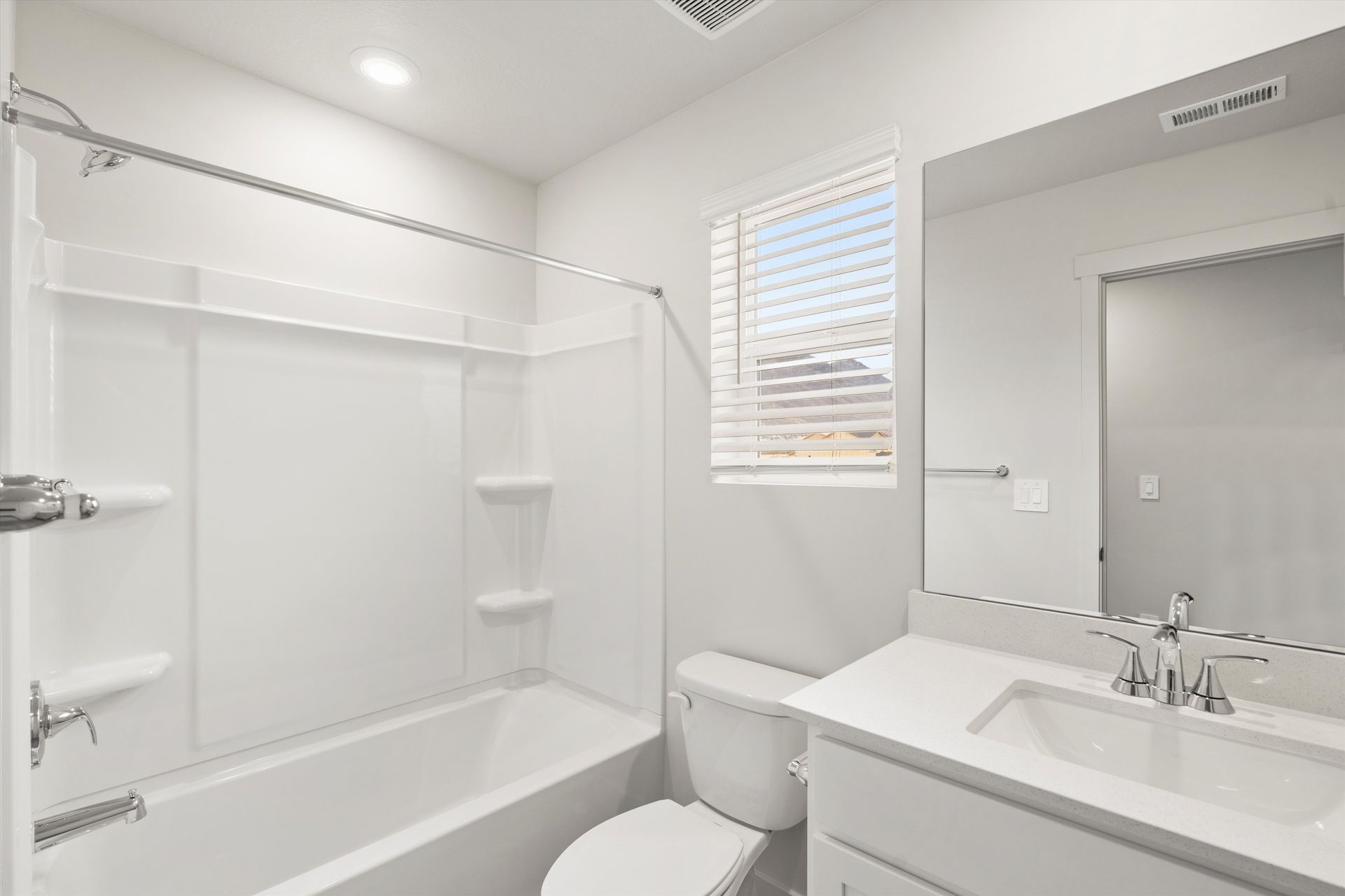 The Cottonwood floorplan interior image taken at a Meritage Homes community in Santaquin, UT.