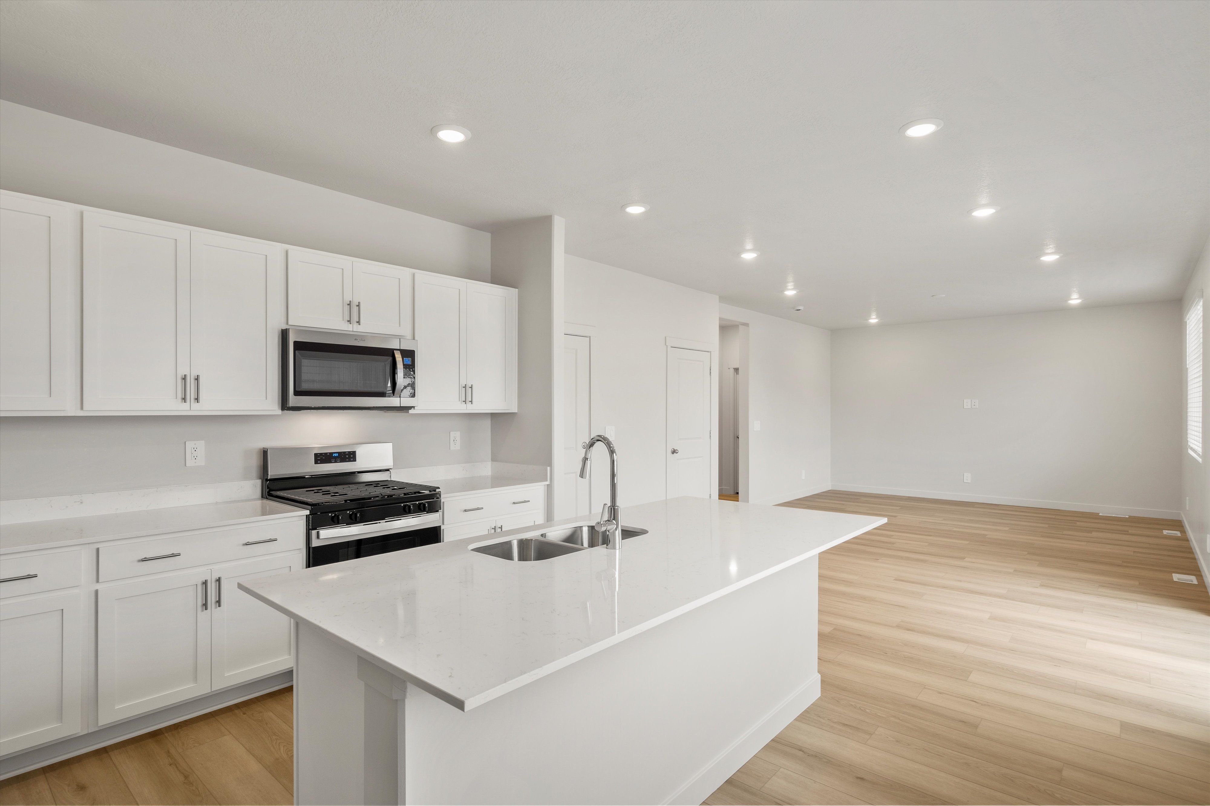 Kitchen and Living Area
