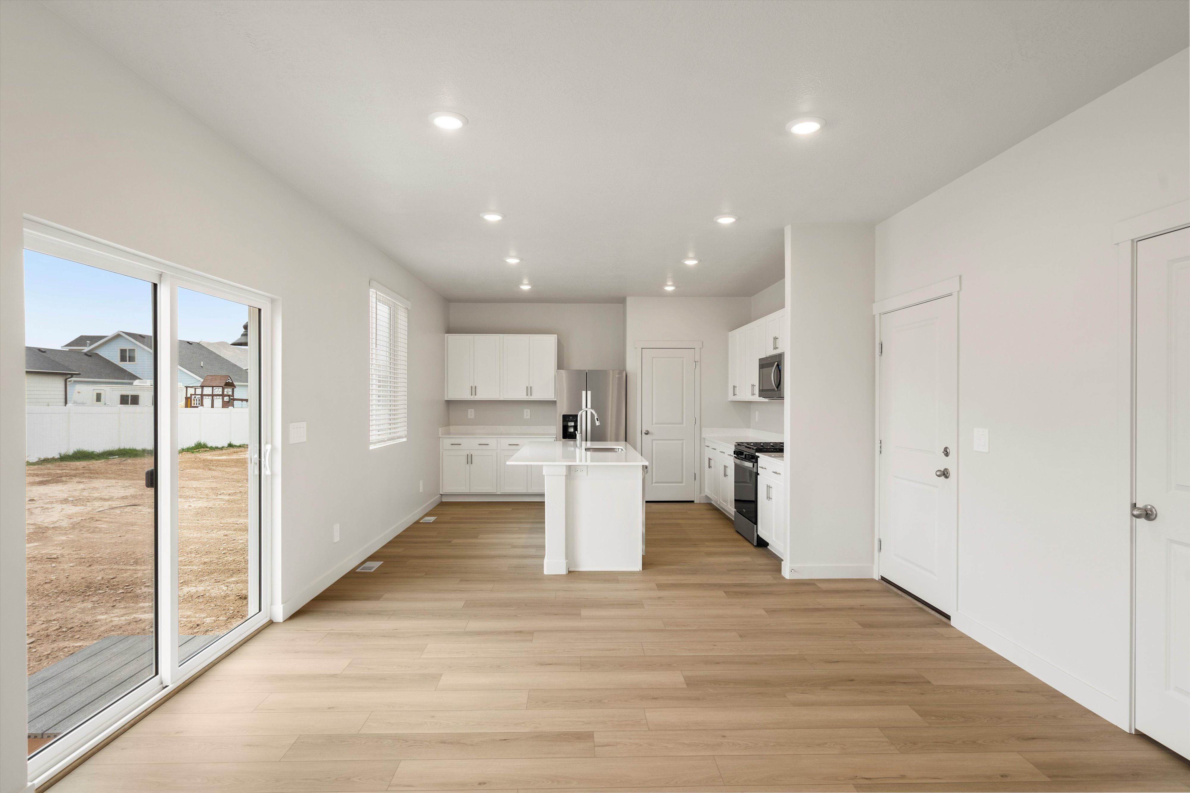 Kitchen and Living Area