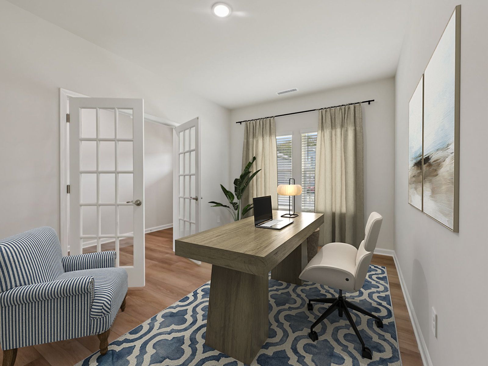 Study in the Dakota floorplan at a Meritage Homes community in Garner, NC.