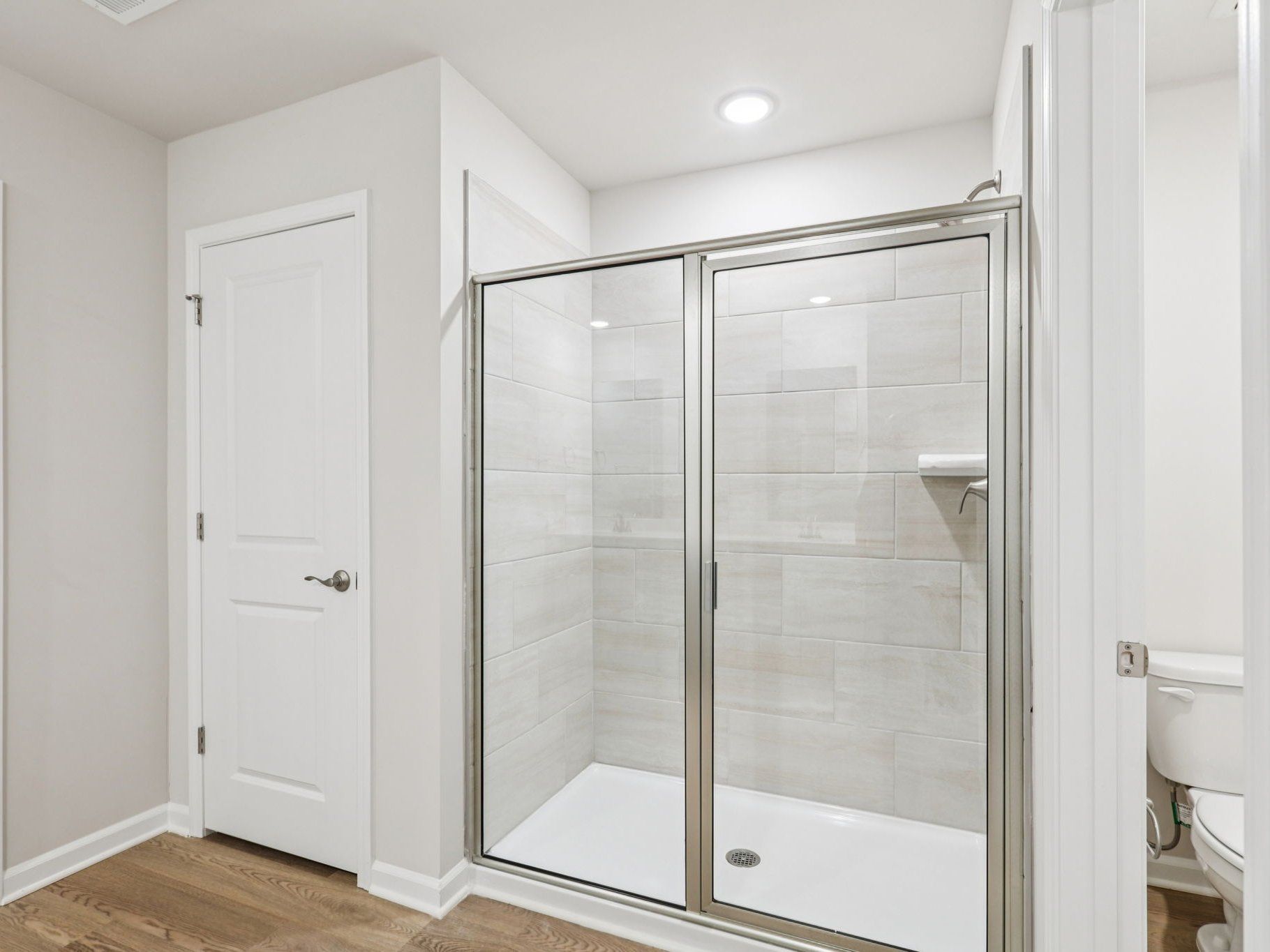 Primary bathroom in the Johnson floorplan at a Meritage Homes community in Garner, NC.