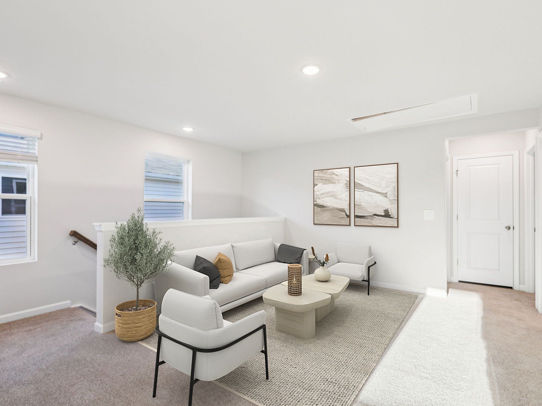 Loft in the Lennon floorplan at a Meritage Homes community in Garner, NC.