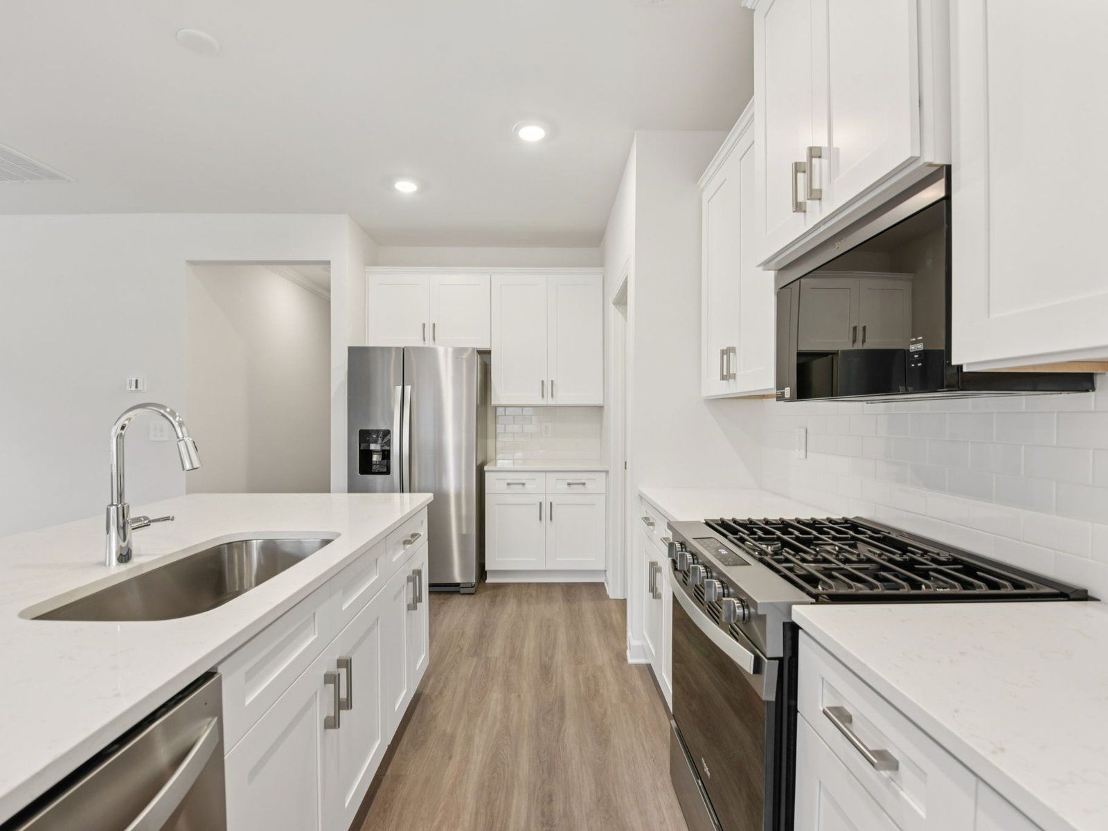 The functional kitchen makes meal prep much easier.