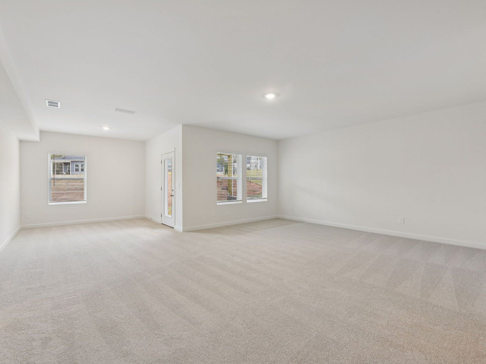 Turn the basement into a spacious lounge area or game room.