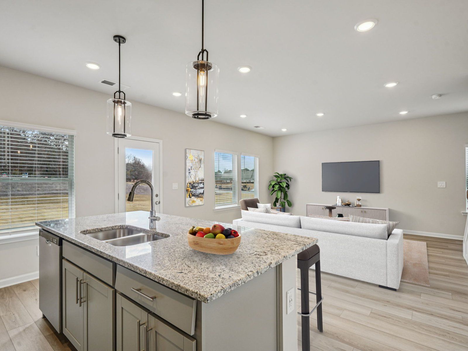 The Finley floorplan with the Sleek Gray interior package.
