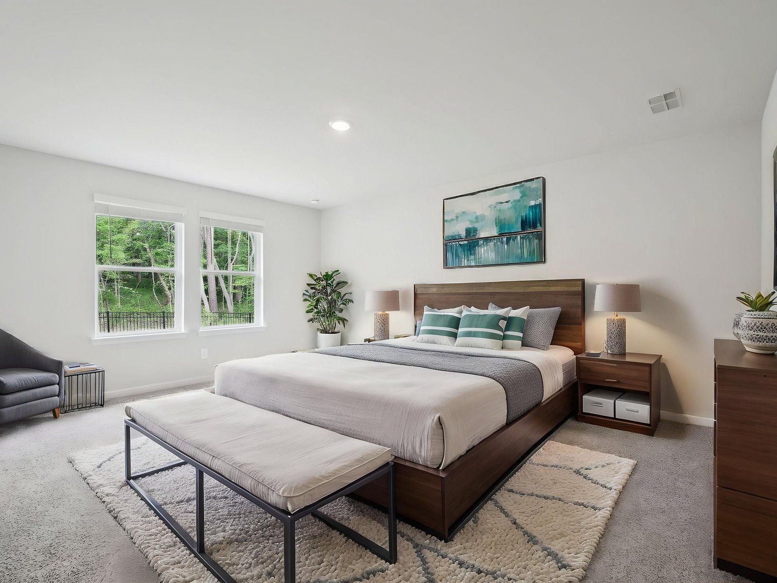 The Brentwood floorplan with the Elemental White Interior Package.