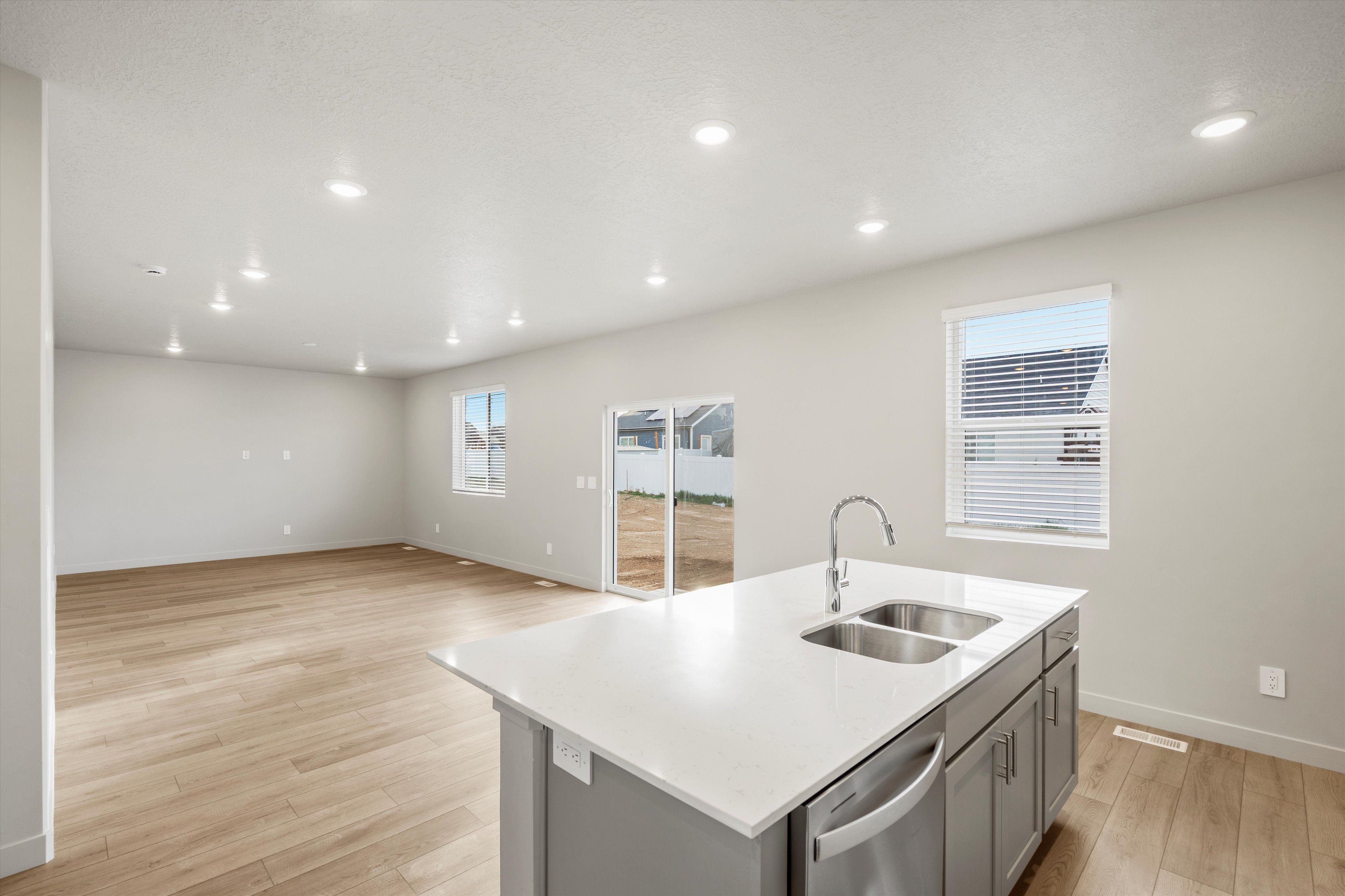 Kitchen and Living Area