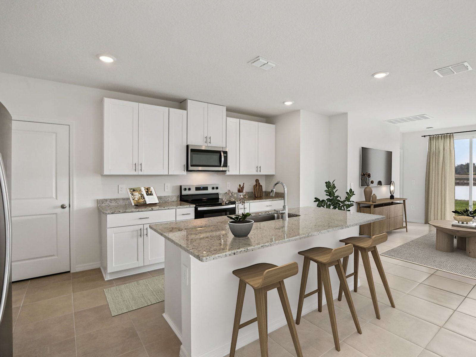 Kitchen Virtually Staged