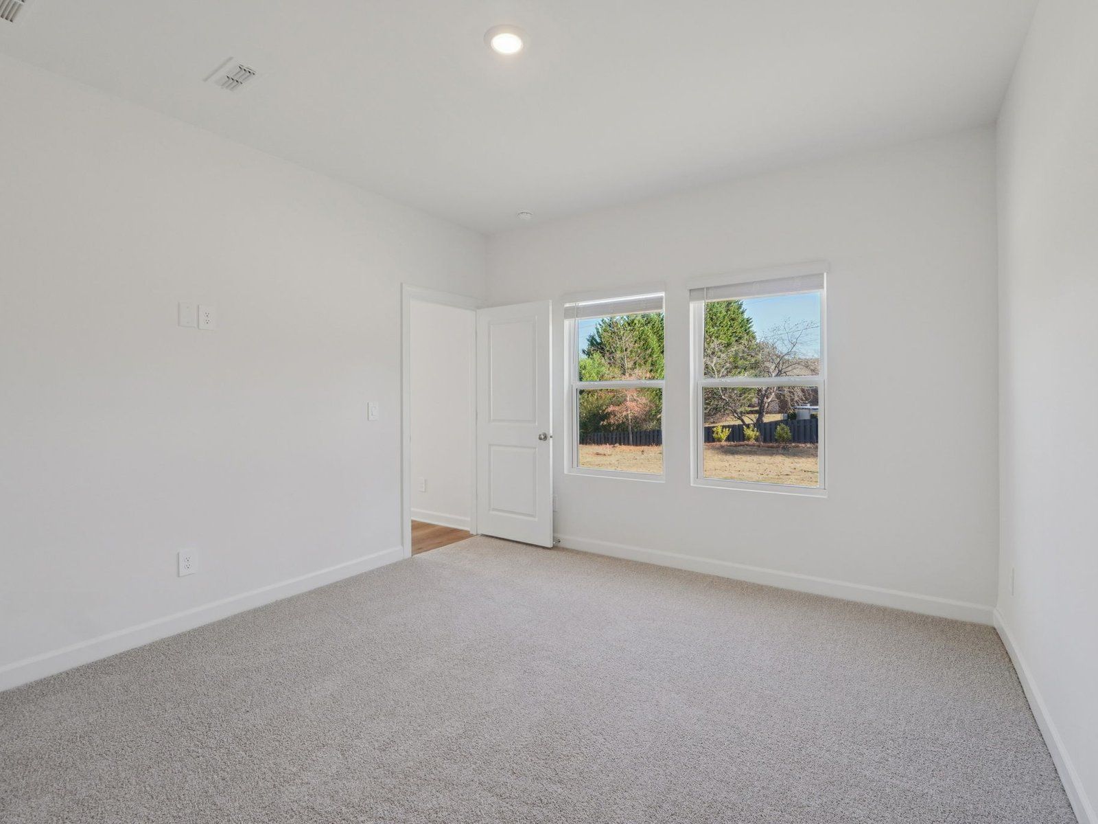 Primary bedroom in the Vienna floorplan at a Meritage Homes community in Charlotte, NC.