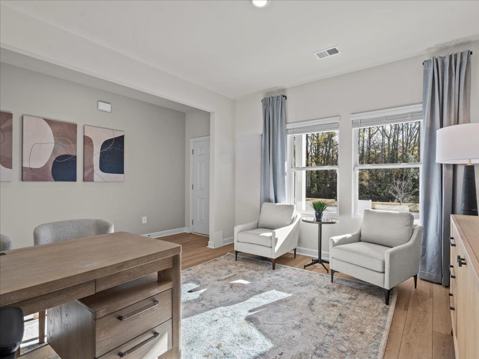 Flex room in the Brentwood floorplan at a Meritage Homes community in Greenville, SC.