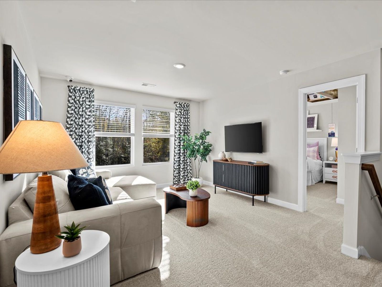 Loft in the Brentwood floorplan at a Meritage Homes community in Greenville, SC.