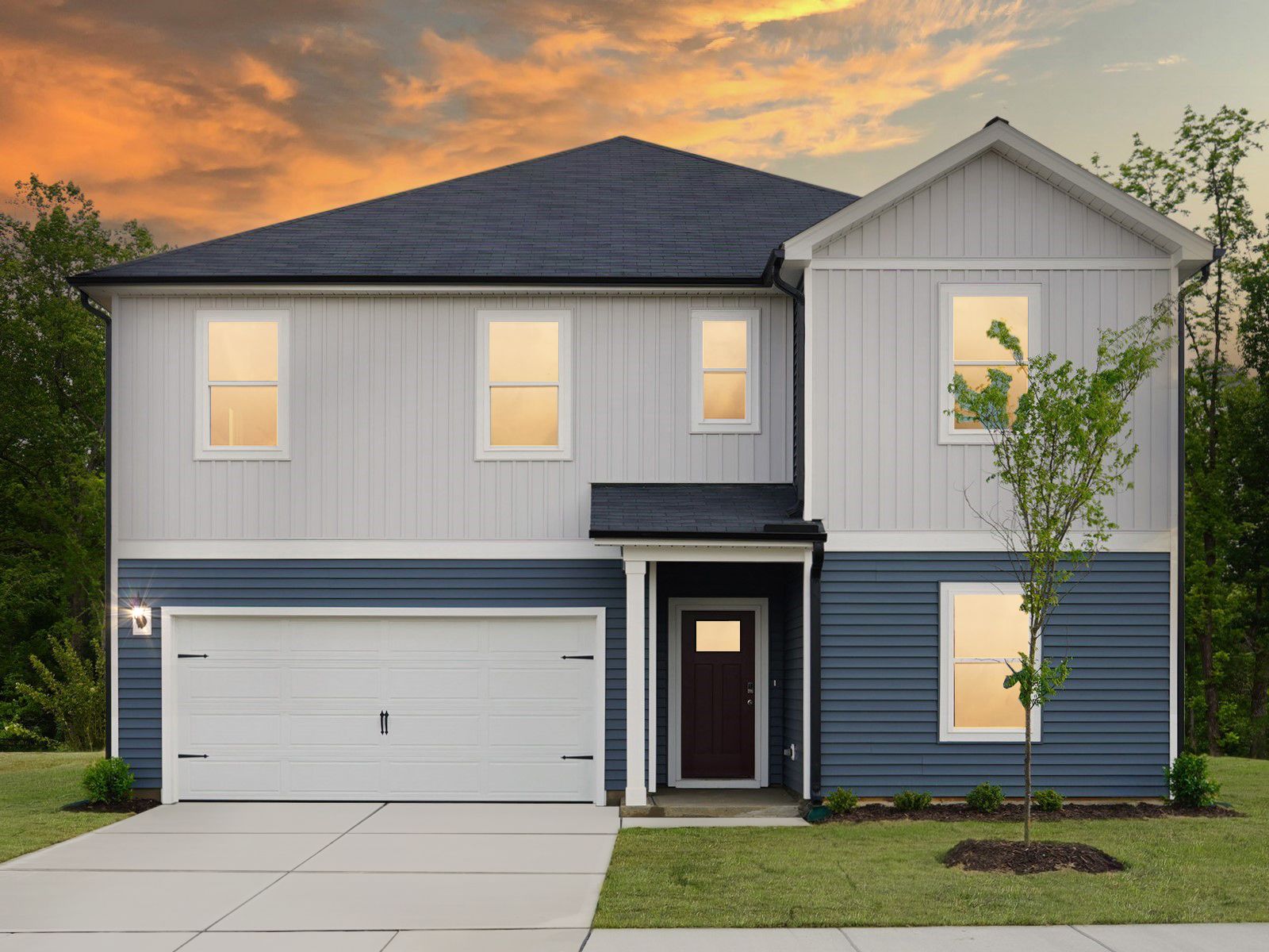 Taylorsville front exterior at River Glen in Angier, NC.