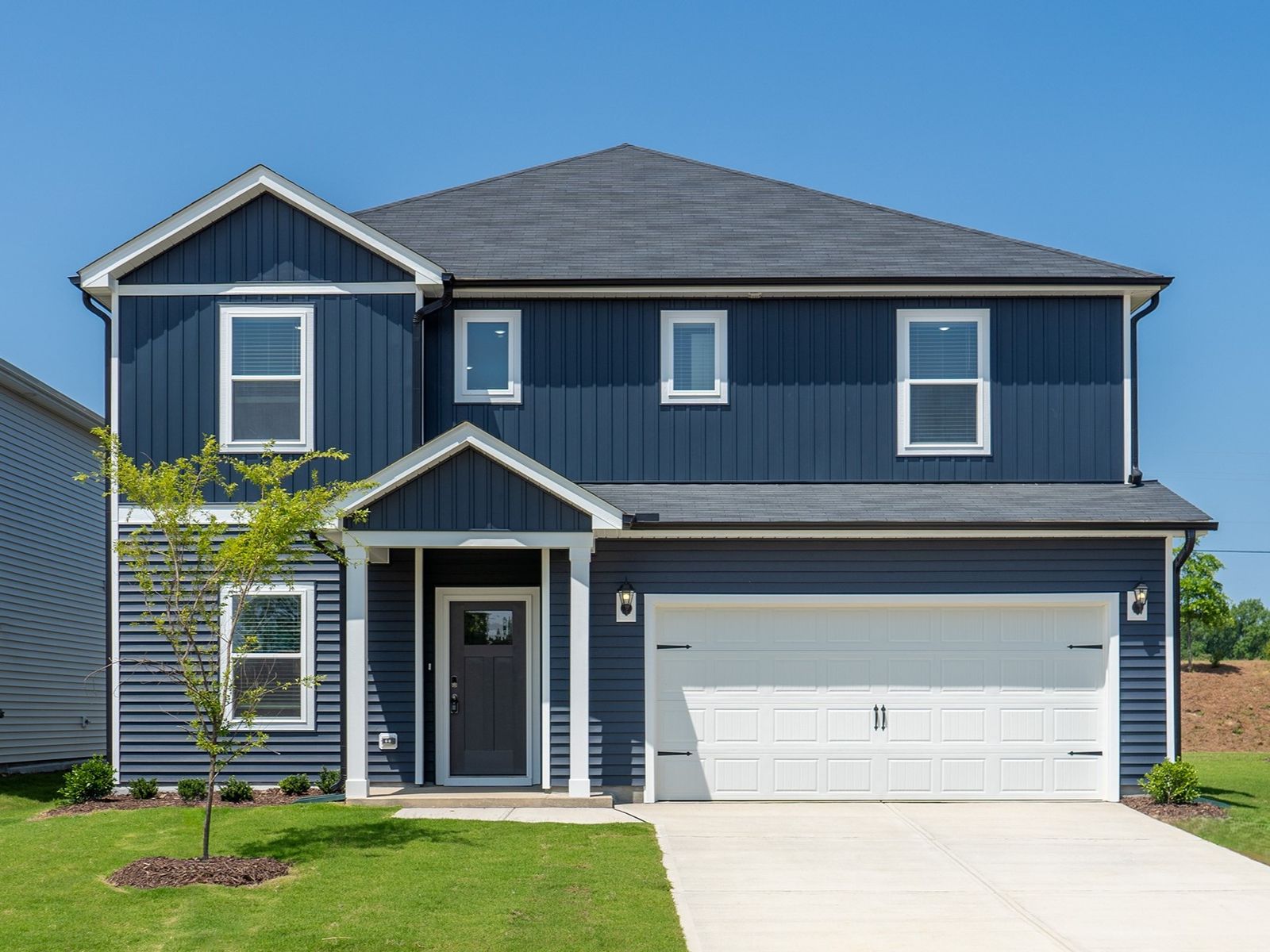 Johnson front exterior at a Meritage Homes community in Angier, NC.